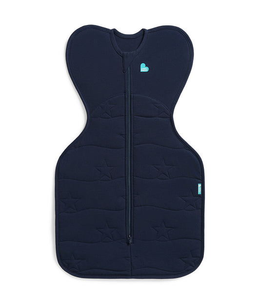 Swaddle Up™ Gigoteuse d’emmaillotage 3.5 TOG Coton matelassé Bleu marine Étoile matelassée
