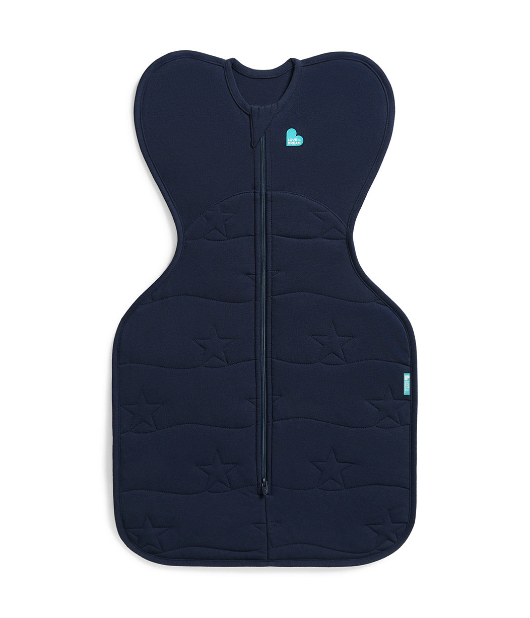 Swaddle Up Starter Bundle | 1,5 | 2,5 | 3,5 TOG | Marineblau Funkelstern | Sturmblau Steinchen | Marineblau Stern