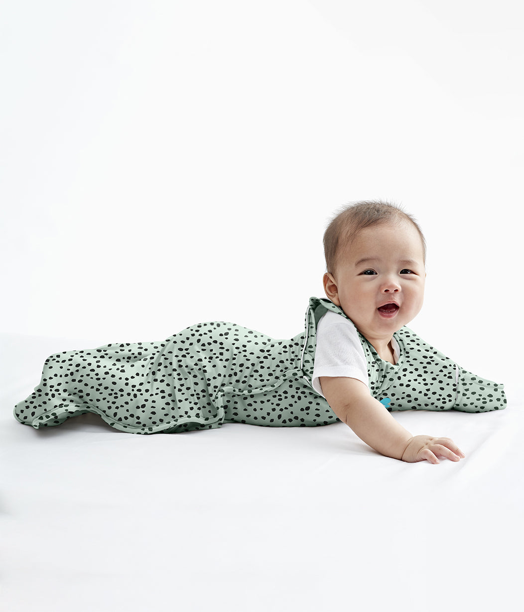 Swaddle Up™ Sac d'emmaillotage transitionnel Motif animal original Olive