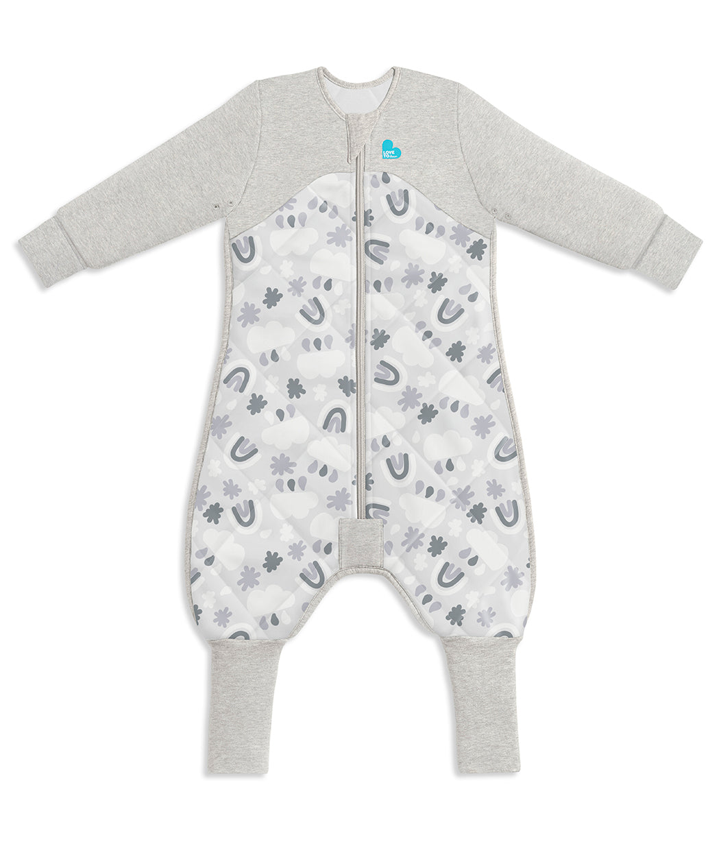 Pyjama Love To Dream™ en coton biologique et laine mérinos australienne Warm Clouds Grey