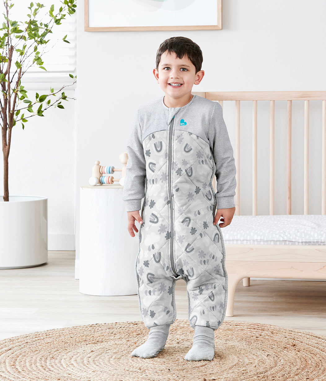 Pyjama Love To Dream™ en coton biologique et laine mérinos australienne Warm Clouds Grey