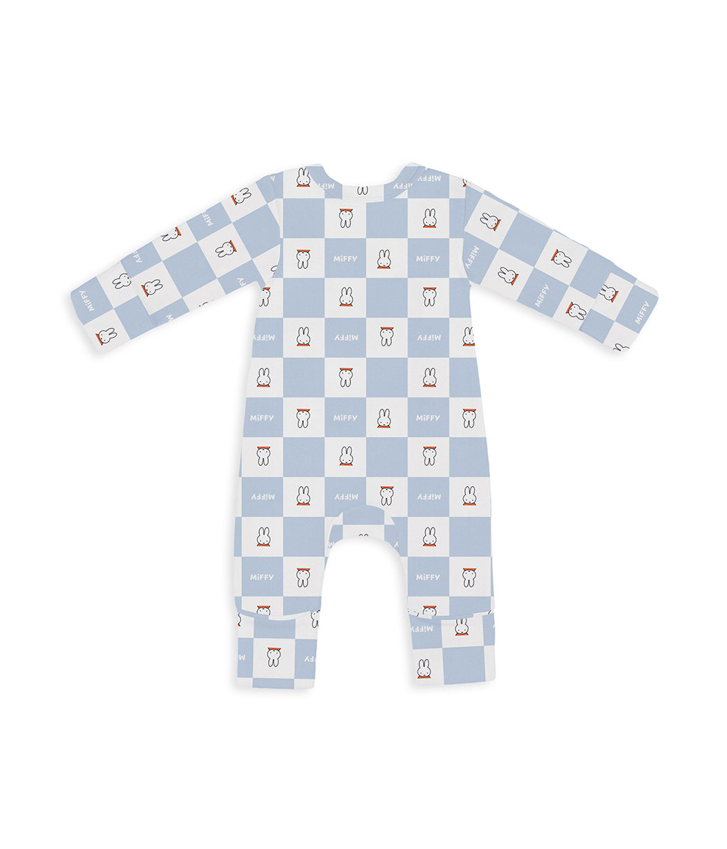 Romper Cotton Blue Miffy Checker