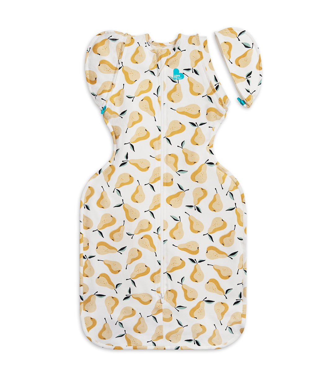 Swaddle Up™ Transition Swaddle Bag Original Motif Poire Blanc