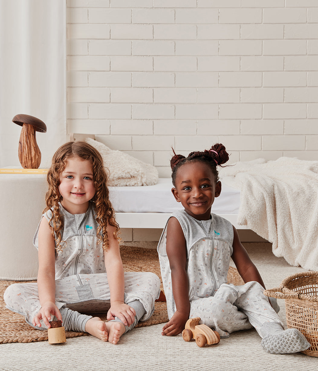 Pyjama Love To Dream™ Coton Bio Léger Mouette Grise