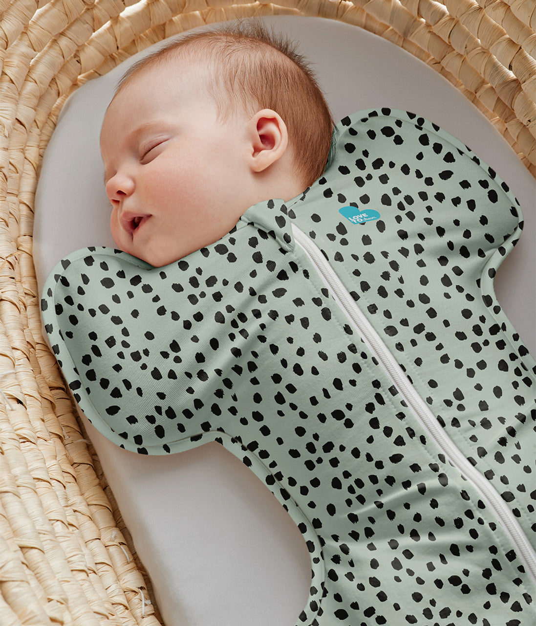 Swaddle Up™ sac d'emmaillotage motif animalier olive