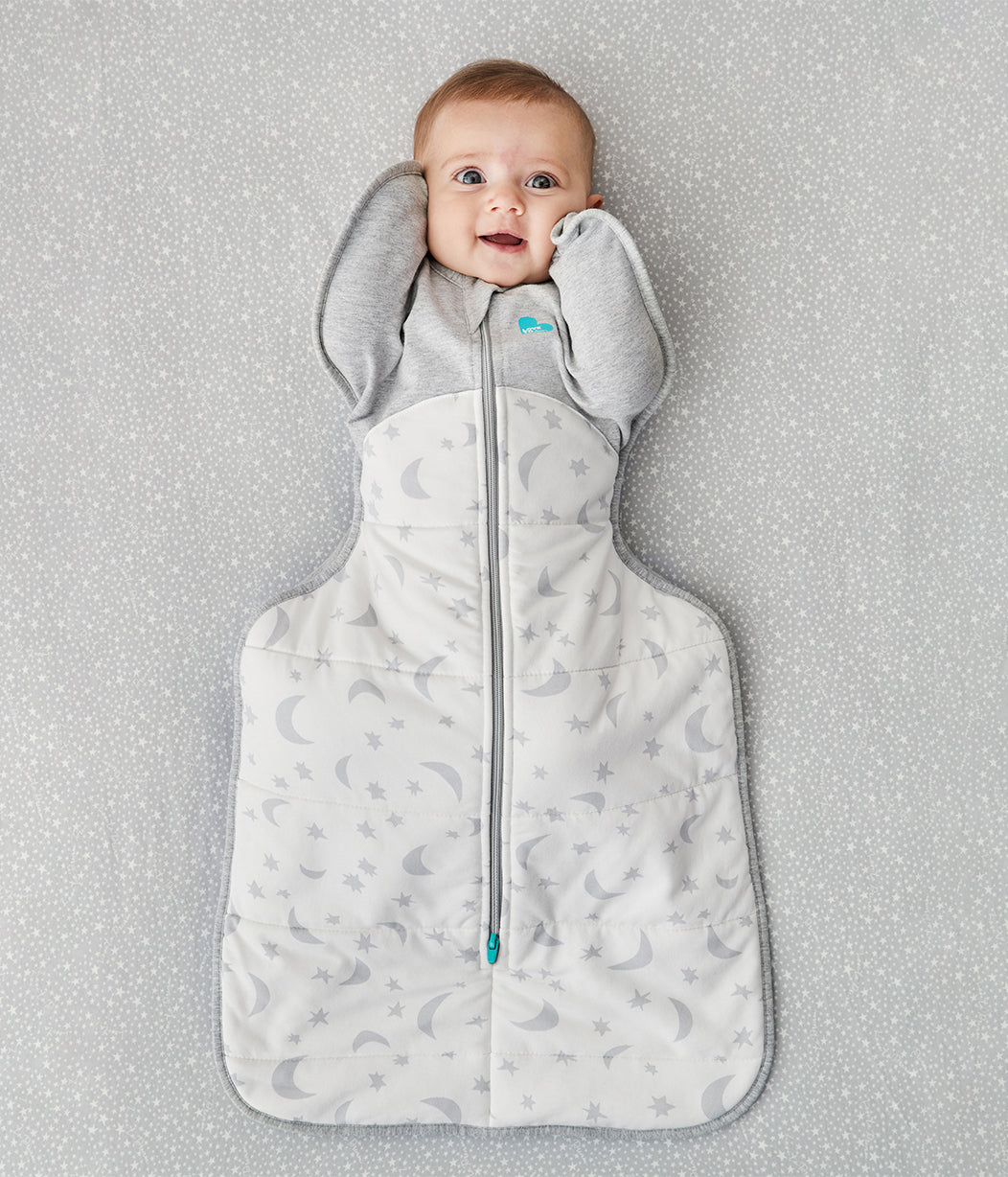 Swaddle Up™ Sac d'emmaillotage extra chaud clair de lune blanc