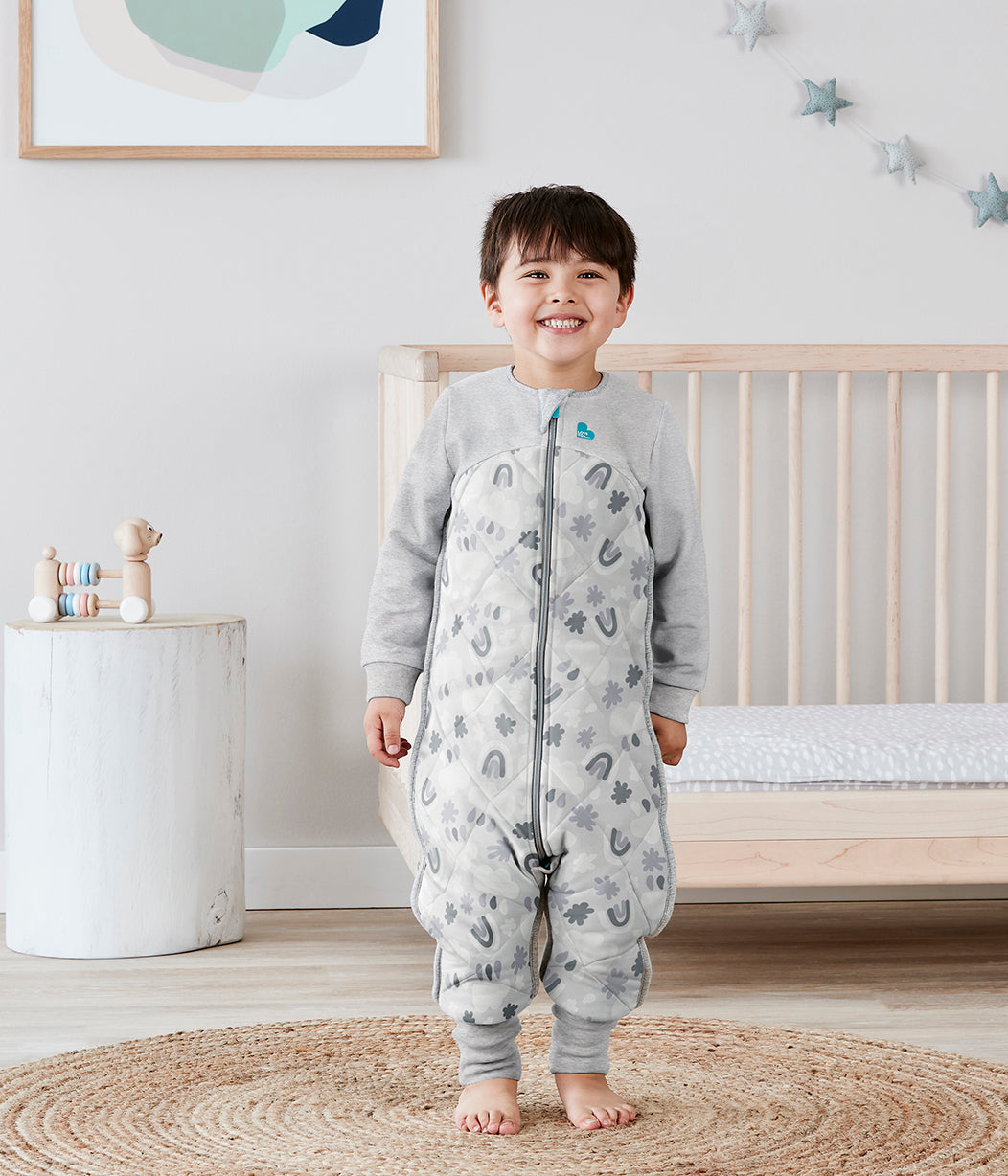 Pyjama Love To Dream™ en coton biologique et laine mérinos australienne Warm Clouds Grey