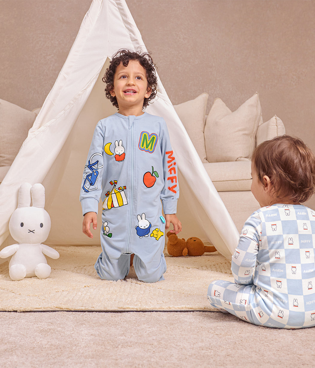 Sleep Suit Long Sleeve 1.0 TOG Cotton Blue Miffy Print