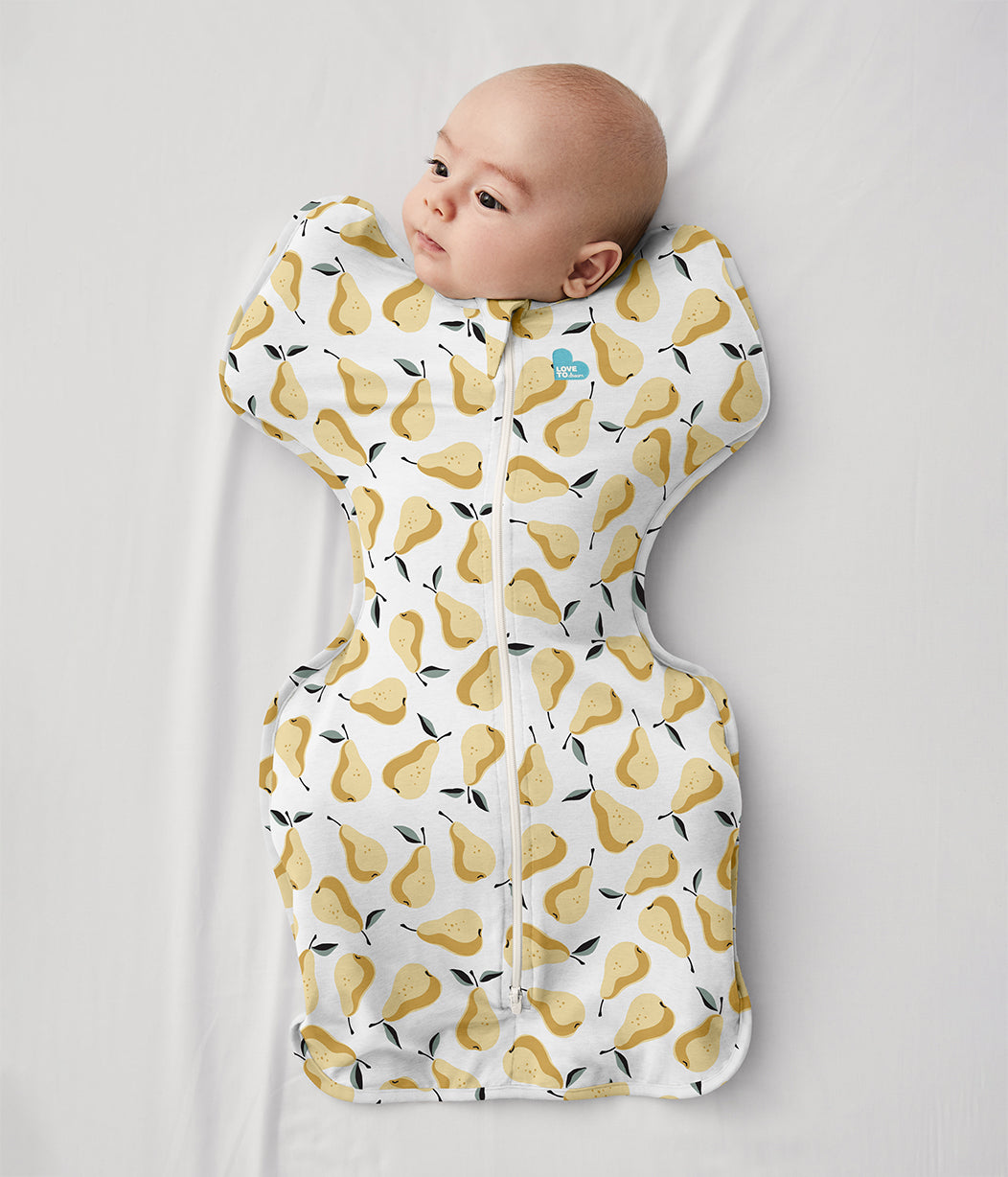 Swaddle Up™ Swaddle Sack Original Motif Poire Blanc