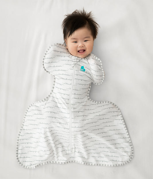 Swaddle Up™ Gigoteuse d’emmaillotage spécial dysplasie de la hanche 1.0 TOG Coton Blanc Rêveur