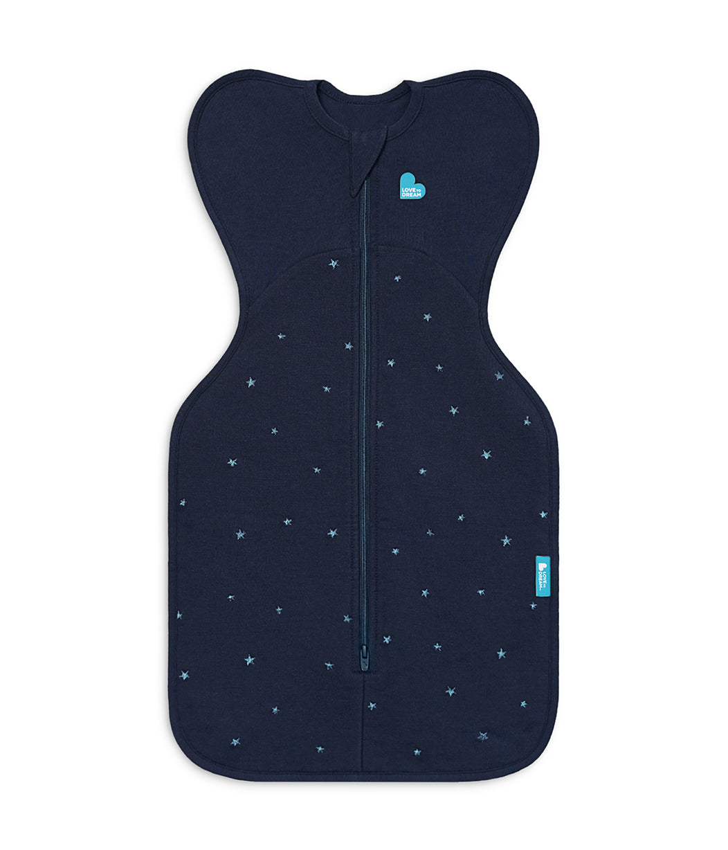 Swaddle Up Starter Bundle | 1,5 | 2,5 | 3,5 TOG | Marineblau Funkelstern | Sturmblau Steinchen | Marineblau Stern