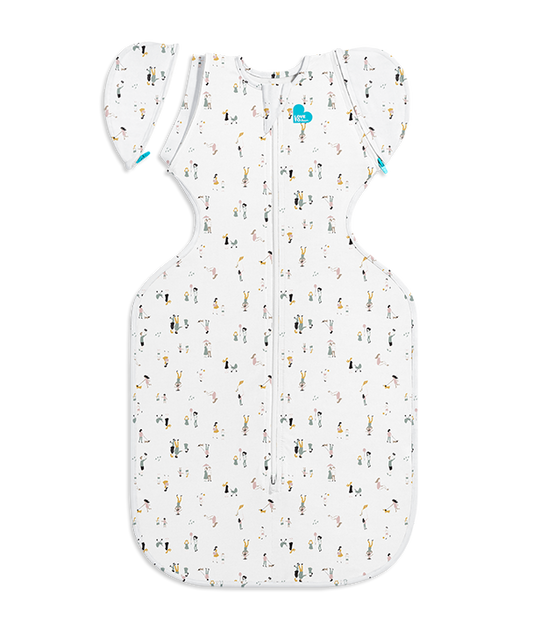 Swaddle Up™ Transition Bag 1.0 TOG Cotton White Community