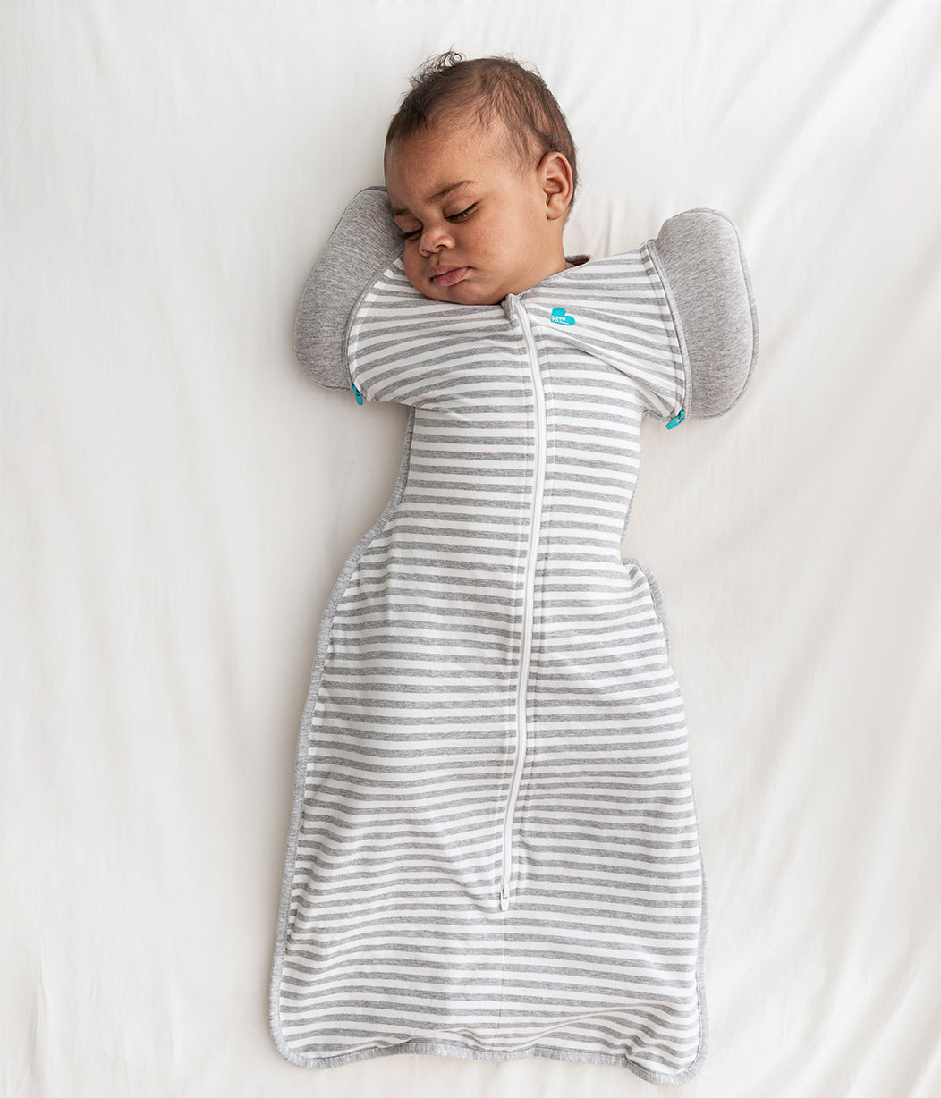 Swaddle Up™ Übergangspucksack 1.0 TOG Baumwolle Grau