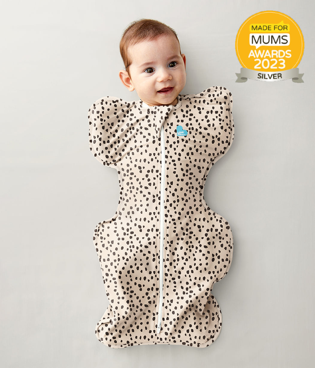 Swaddle Up™ Sac d'emmaillotage Original Motif Animal Beige