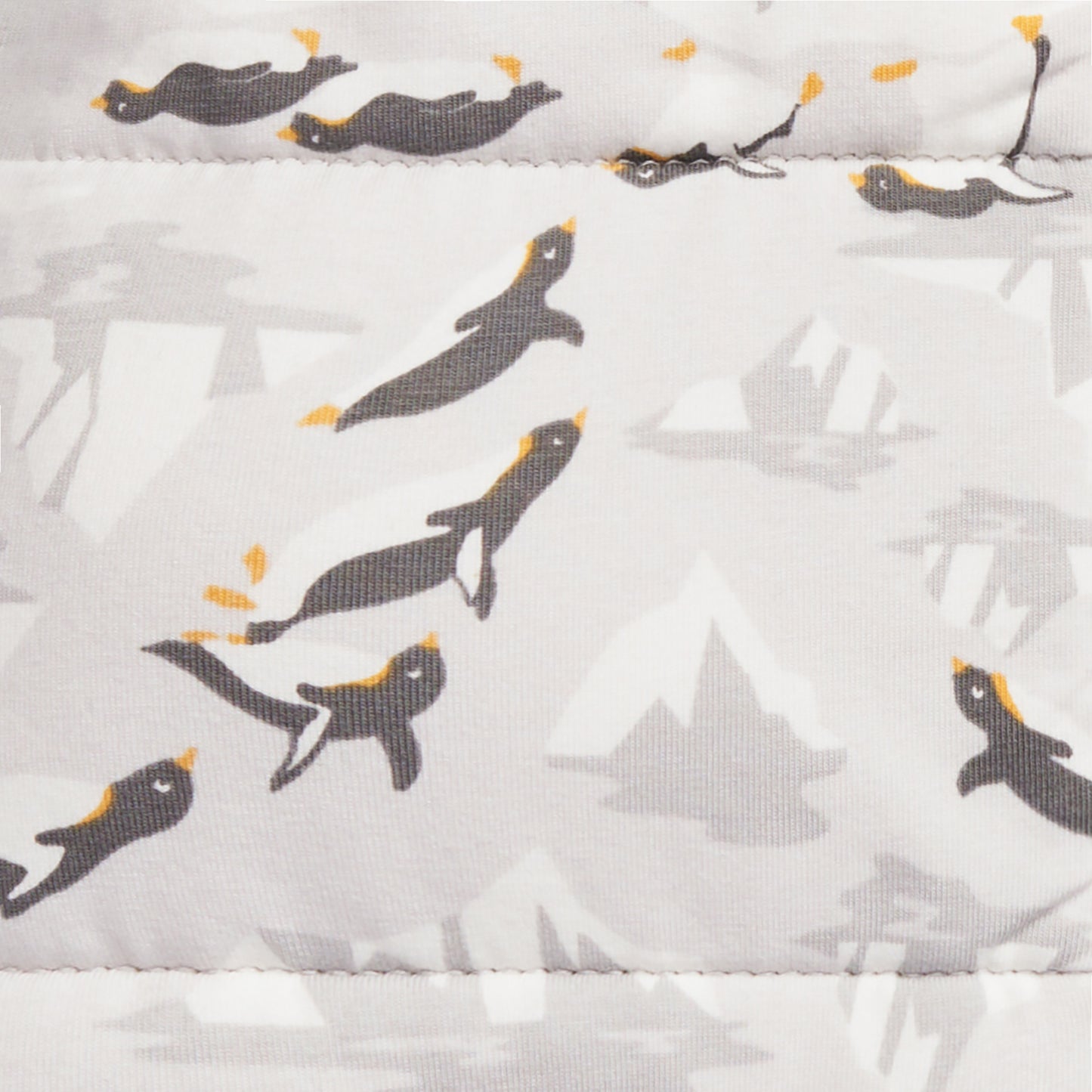 Combinaison de transition Swaddle Up™ Extra chaude Penguin Parade Gris