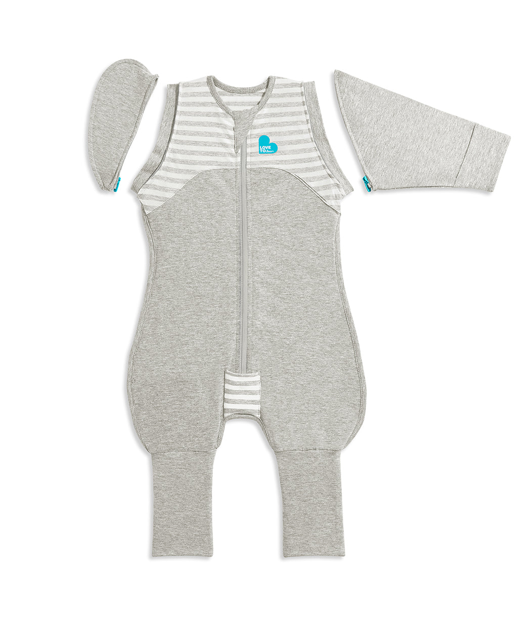 Swaddle Up™ Übergangsanzug Gemäßigt (20-24°C) Grau Baumwolle