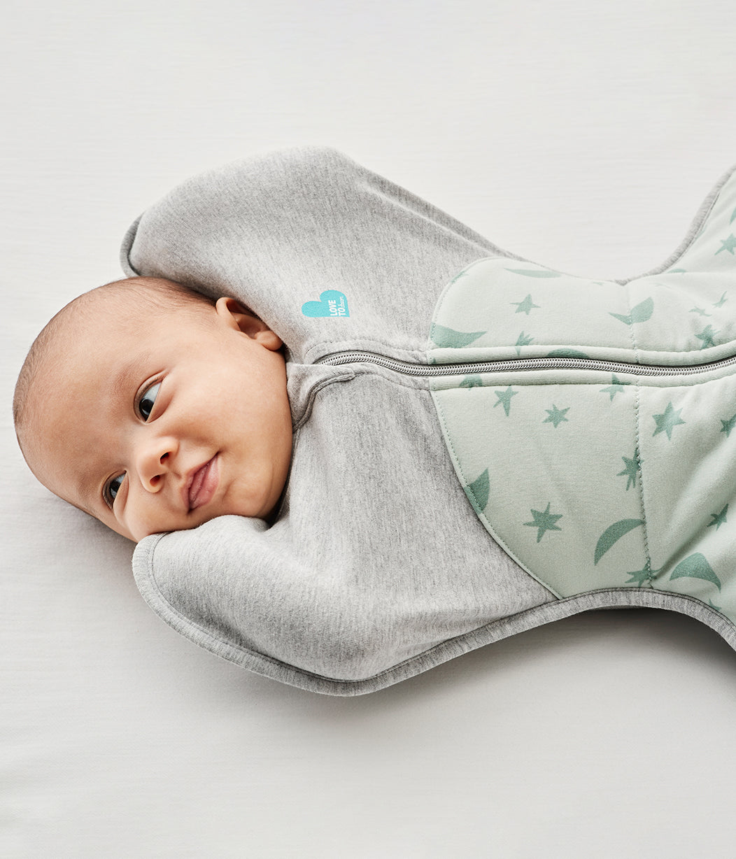 Swaddle Up™ Pucksack 3.5 TOG Baumwolle Oliv Mondlicht