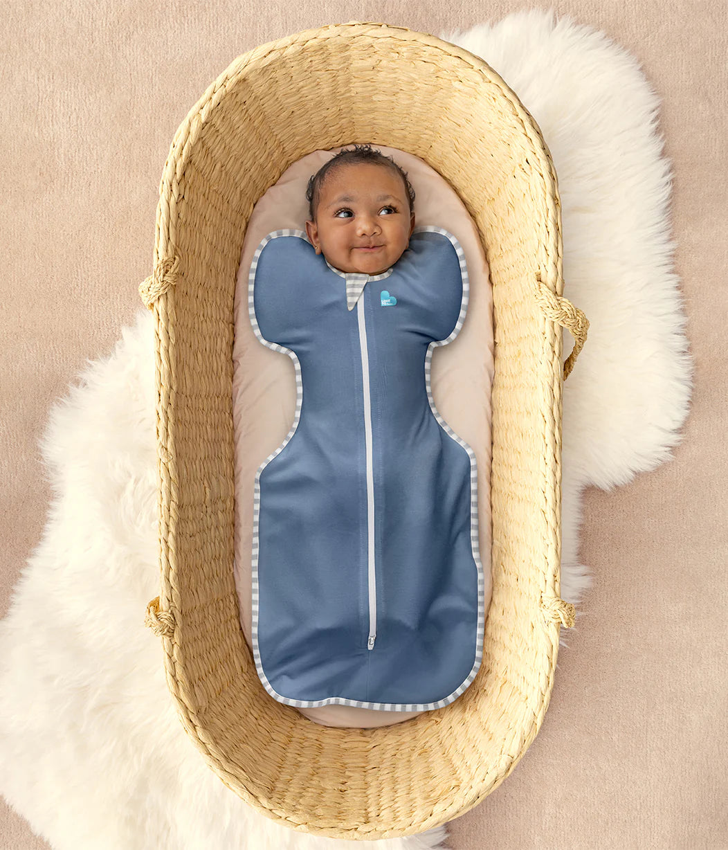 Swaddle Up™ 1.0 TOG Cotton Dusty Blue Daydream