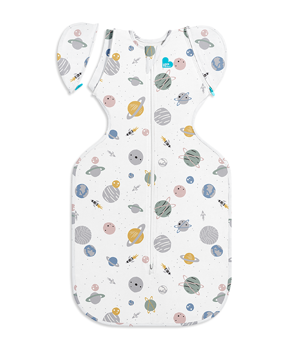 Swaddle Up™ Sac d'emmaillotage transitionnel léger Space White