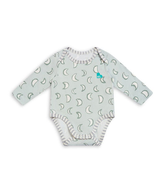 Bodysuit Long Sleeve Cotton Olive Eclipse