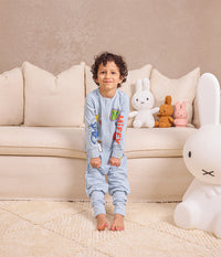Schlafanzug langarm 1.0 TOG Baumwolle Blau Miffy Motiv
