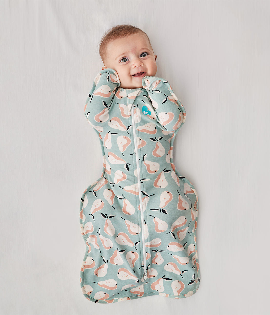 Swaddle Up™ Sac d'emmaillotage Original Motif Poire Olive