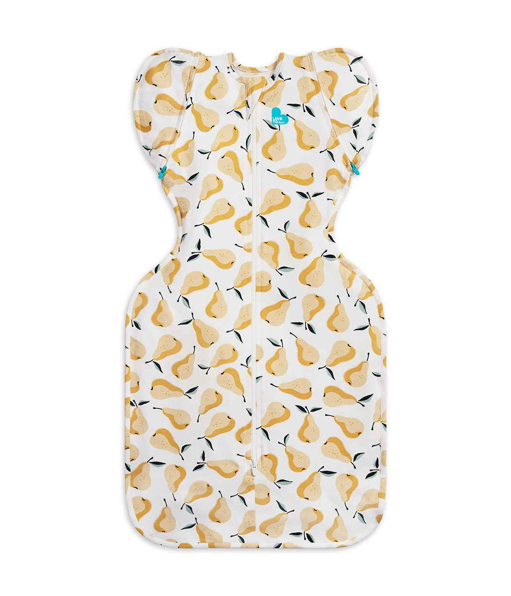 Swaddle Up™ Transition Swaddle Bag Original Motif Poire Blanc