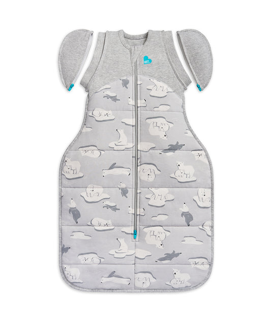 Swaddle Up™ Übergangspucksack 3.5 TOG Baumwolle Grau Südpol