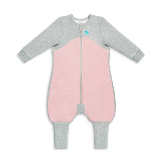 Sleep Suit Long Sleeve 1.5 TOG Organic Cotton Rose