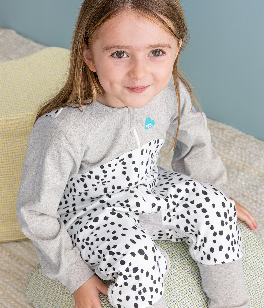 Pyjama motif animalier blanc