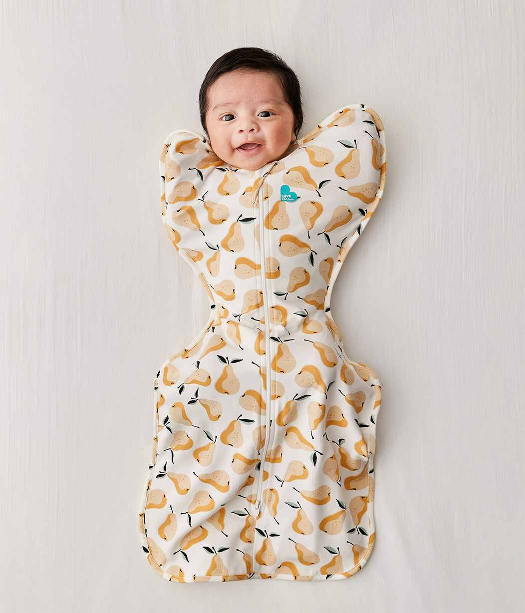 Swaddle Up™ Swaddle Sack Original Motif Poire Blanc