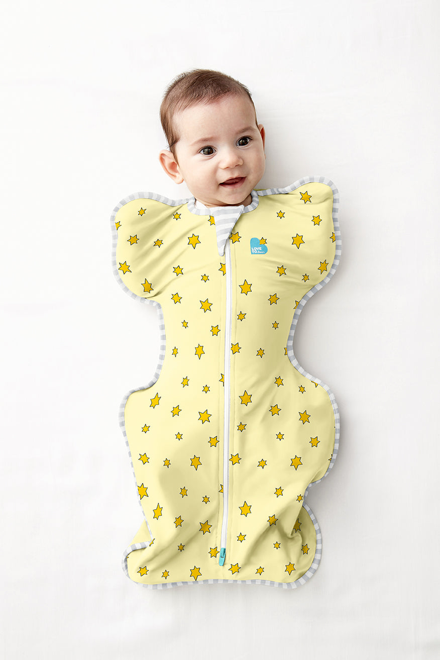 Swaddle Up™ Sac d'emmaillotage Bambou Jaune Clair Superstar