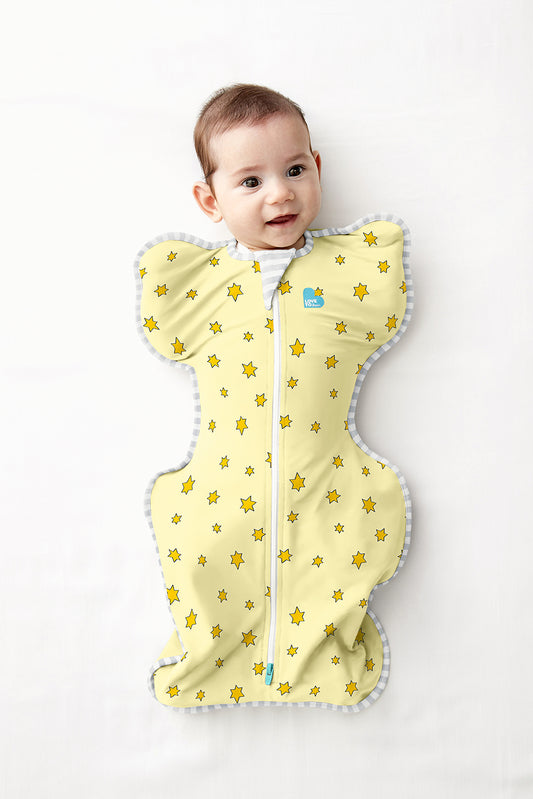 Swaddle Up™ Sac d'emmaillotage Bambou Jaune Clair Superstar