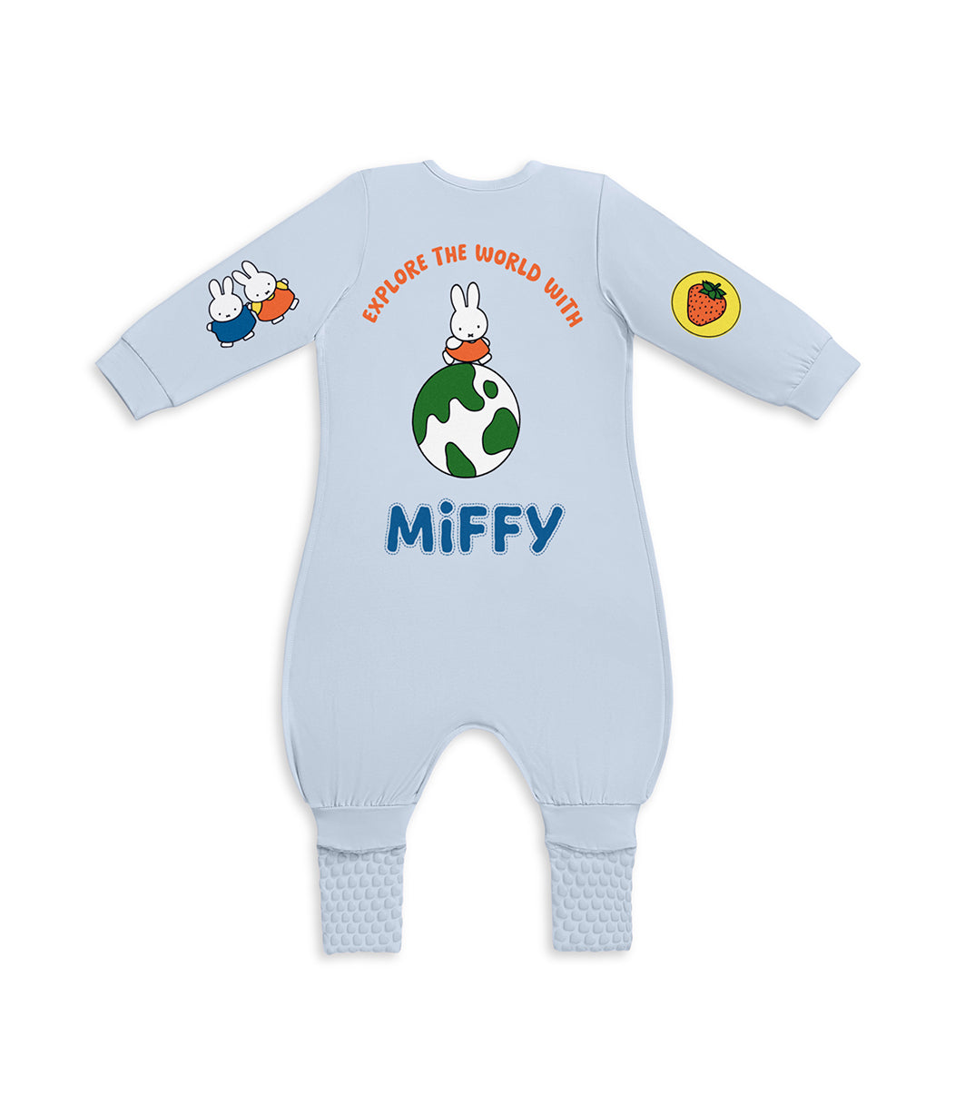 Sleep Suit Long Sleeve 1.0 TOG Cotton Blue Miffy Print