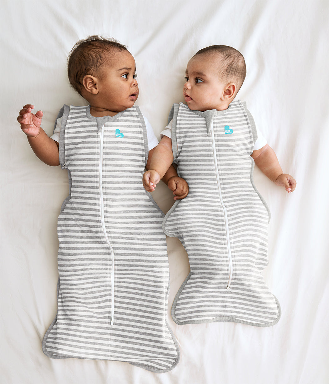 Swaddle Up™ Übergangspucksack 1.0 TOG Baumwolle Grau