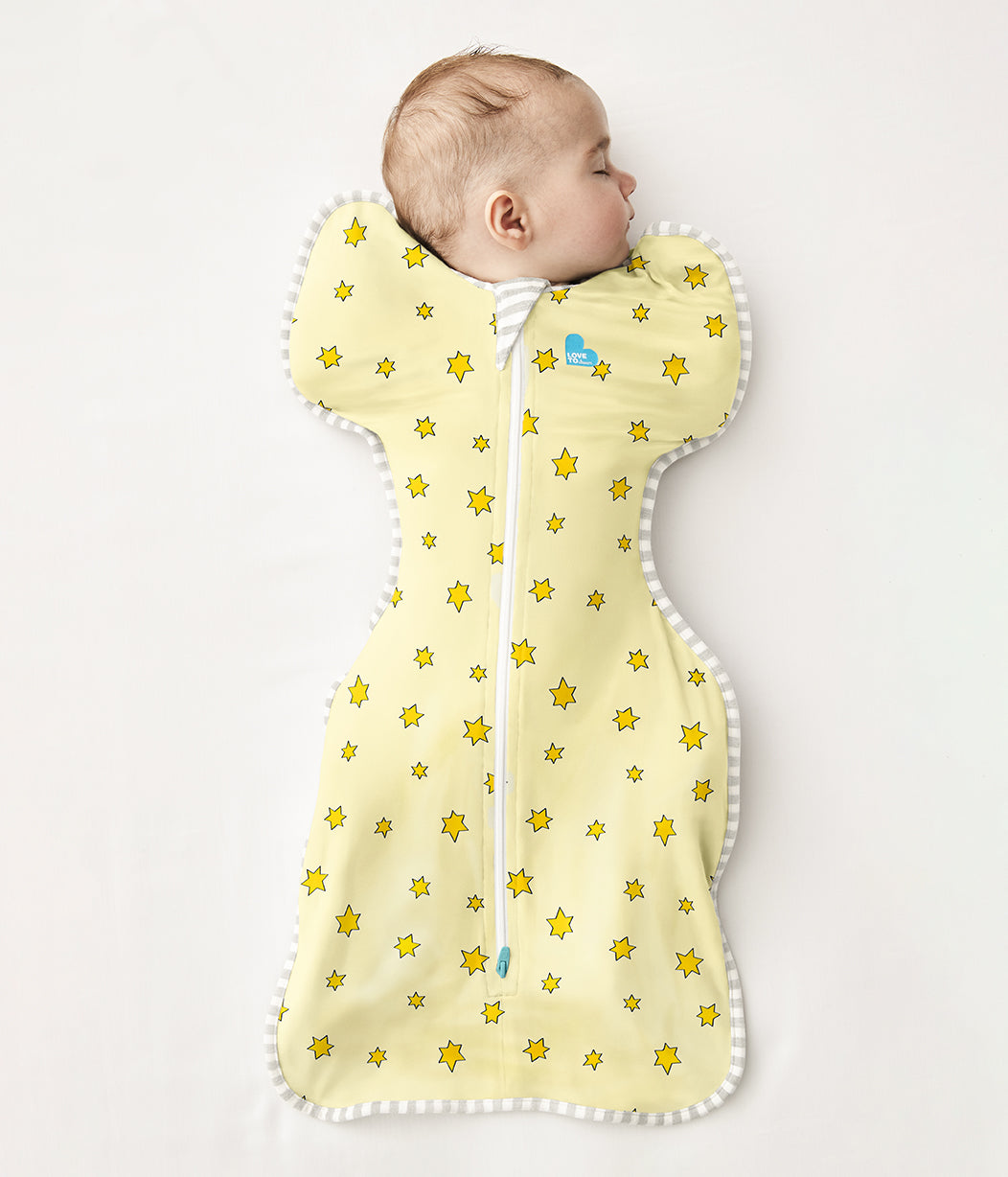 Swaddle Up™ Sac d'emmaillotage Bambou Jaune Clair Superstar