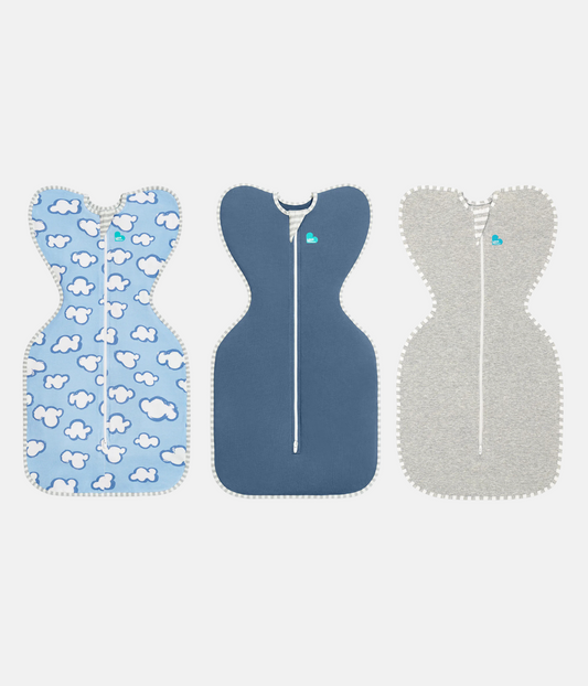 Swaddle Up™ 1.0 TOG Cotton Dusty Blue Daydream