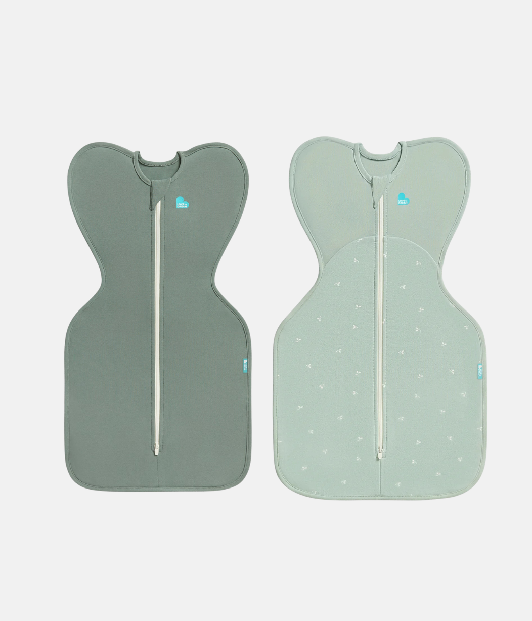Coffret de naissance Swaddle Up™ | 1,0 | 1,5 TOG | Dino ronfleur | Naturel chiné | Naturel chiné Brindilles