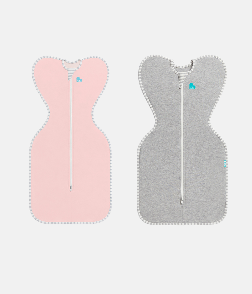 Swaddle Up Starter Set | 1,0 TOG | Altrosa | Grau