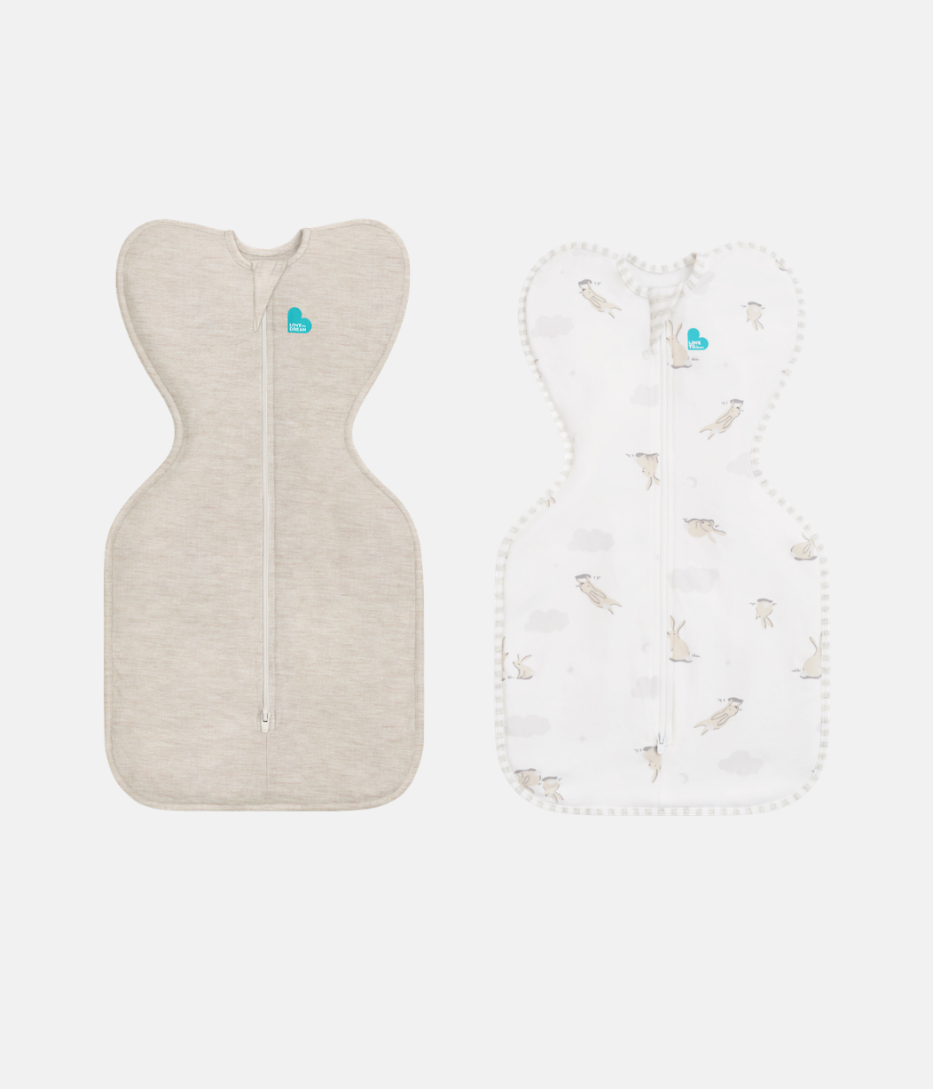 Swaddle Up Starter Set | 1.0 TOG | White Clouds Bunnies | White Dreamer | Oat