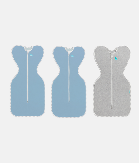 Swaddle Up Starter Set | 1,0 TOG | Blau 2 | Naturmeliert