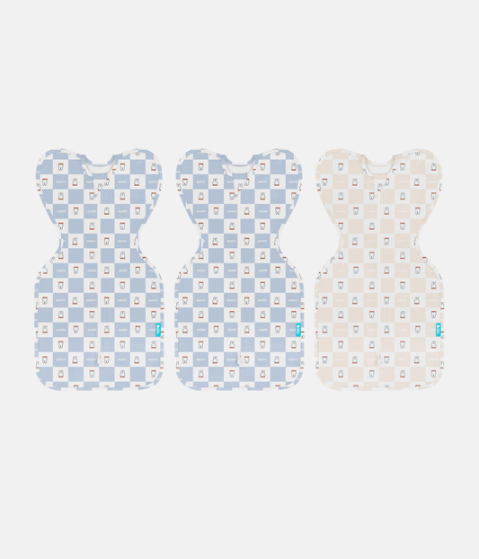 Miffy Swaddle Up Starter Bundle | 1.0 TOG | Blau 2 | Birke Miffy Checker