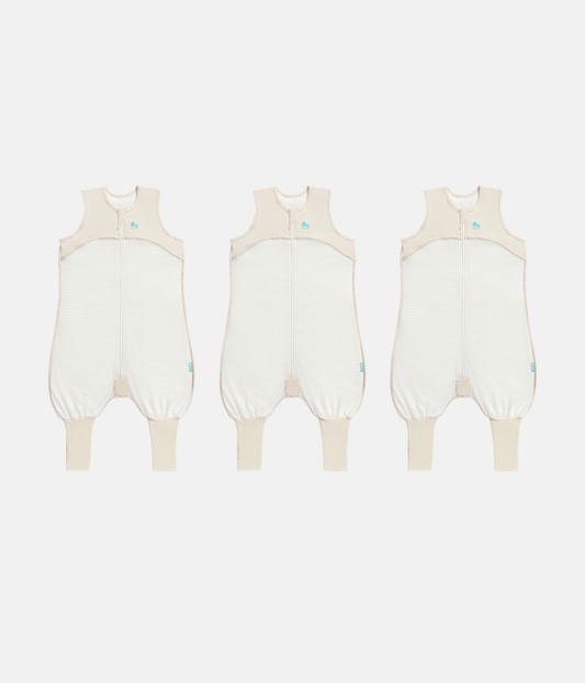 Schlafanzug-Bundle | 0,2 TOG | Beige Ringelmuster 3