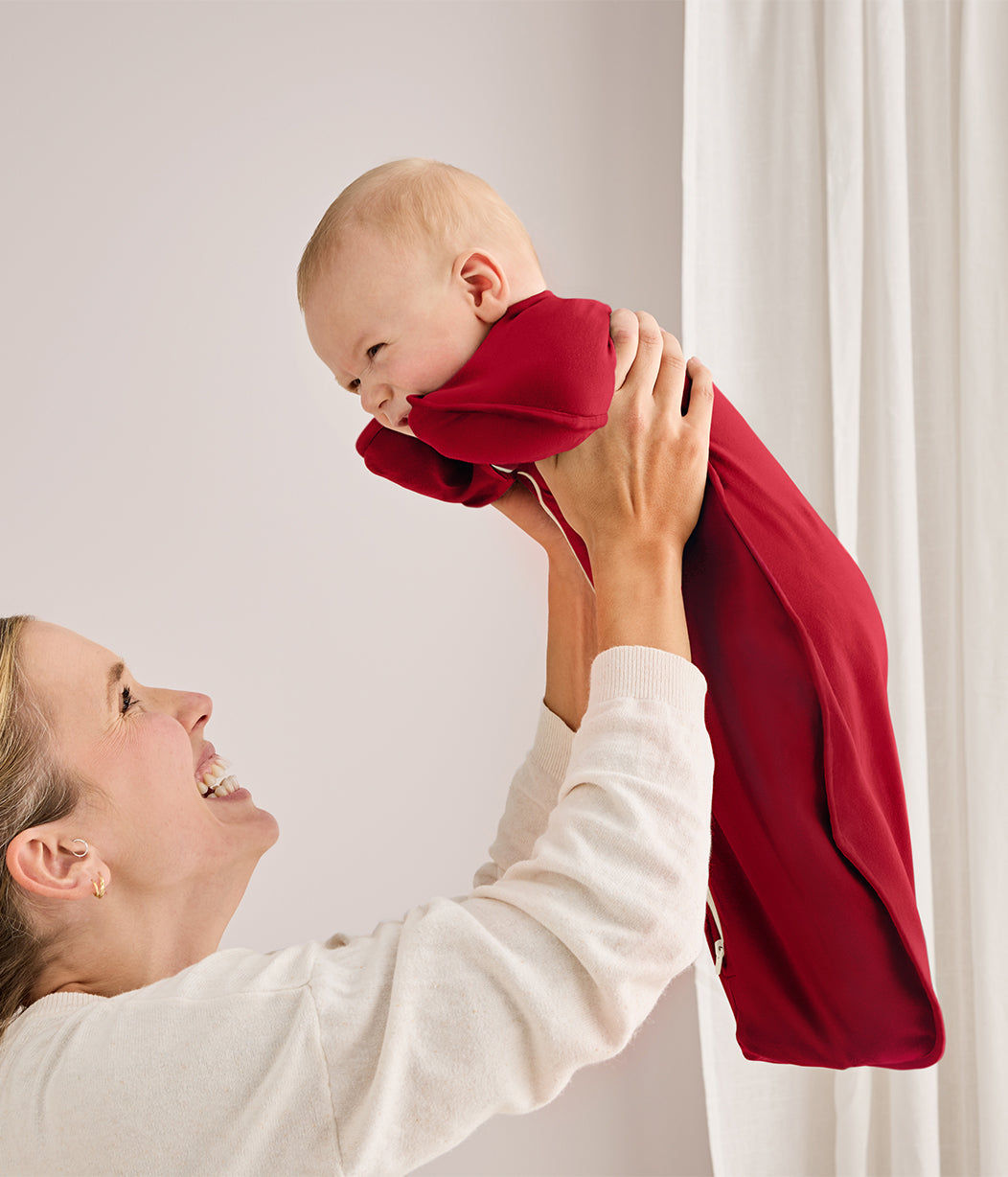 Swaddle Up™ Pucksack 1.0 TOG Baumwolle Bordeauxrot