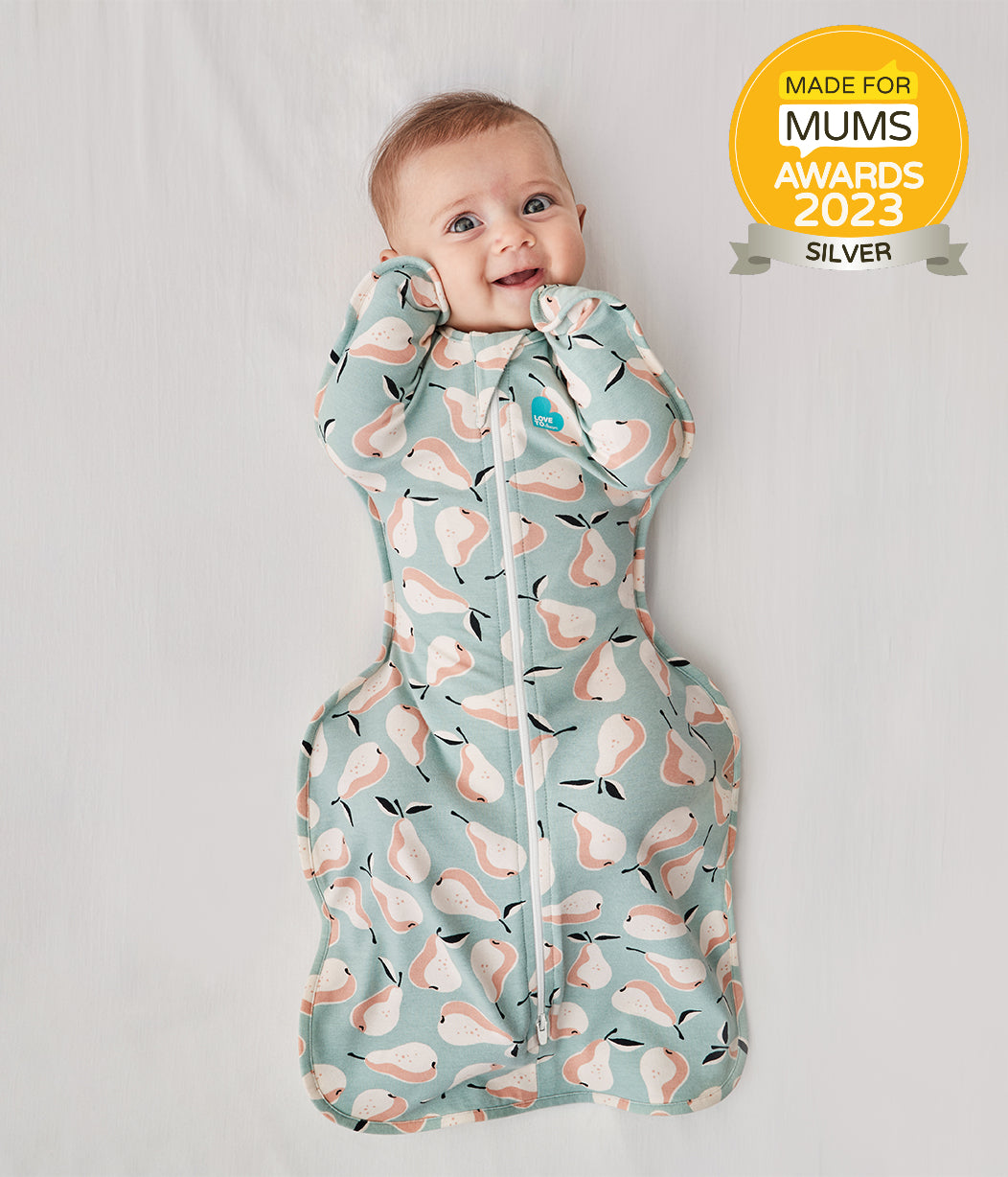 Swaddle Up™ Sac d'emmaillotage Original Motif Poire Olive