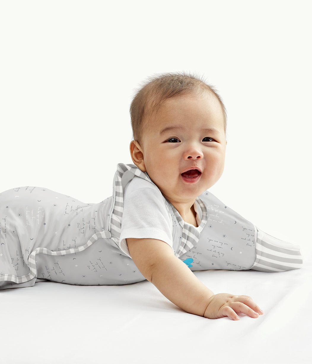 Swaddle Up™ Übergangspucksack Leicht Grau Du Bist Mein