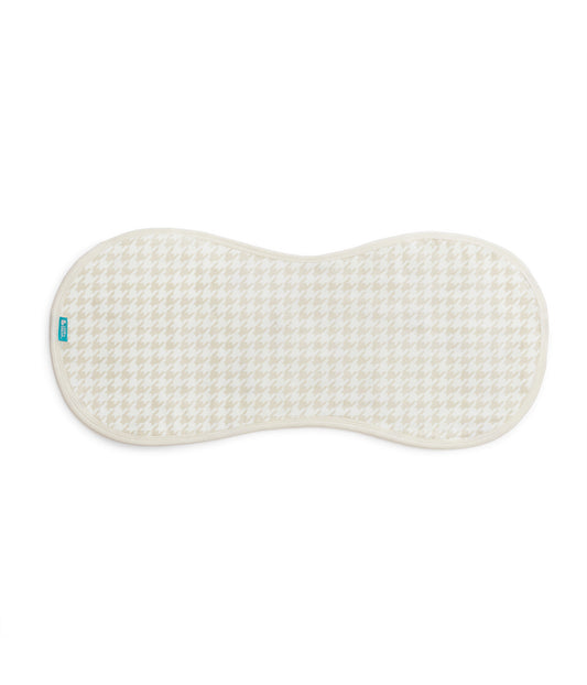 Spucktuch 2er-Pack Musselin Weiß Wolken-Häschen