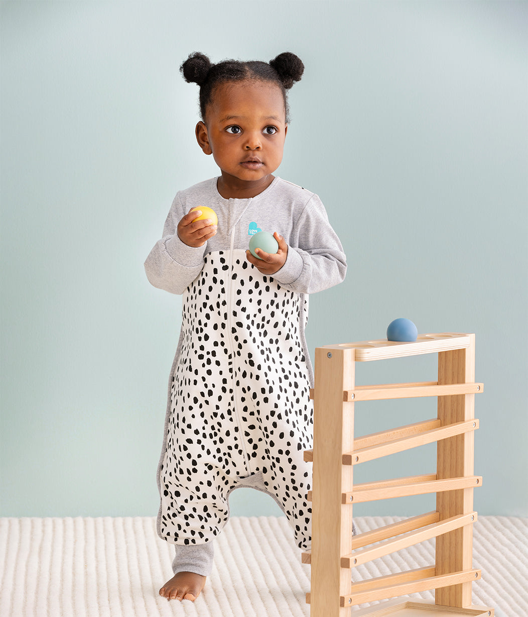 Pyjama motif animalier blanc