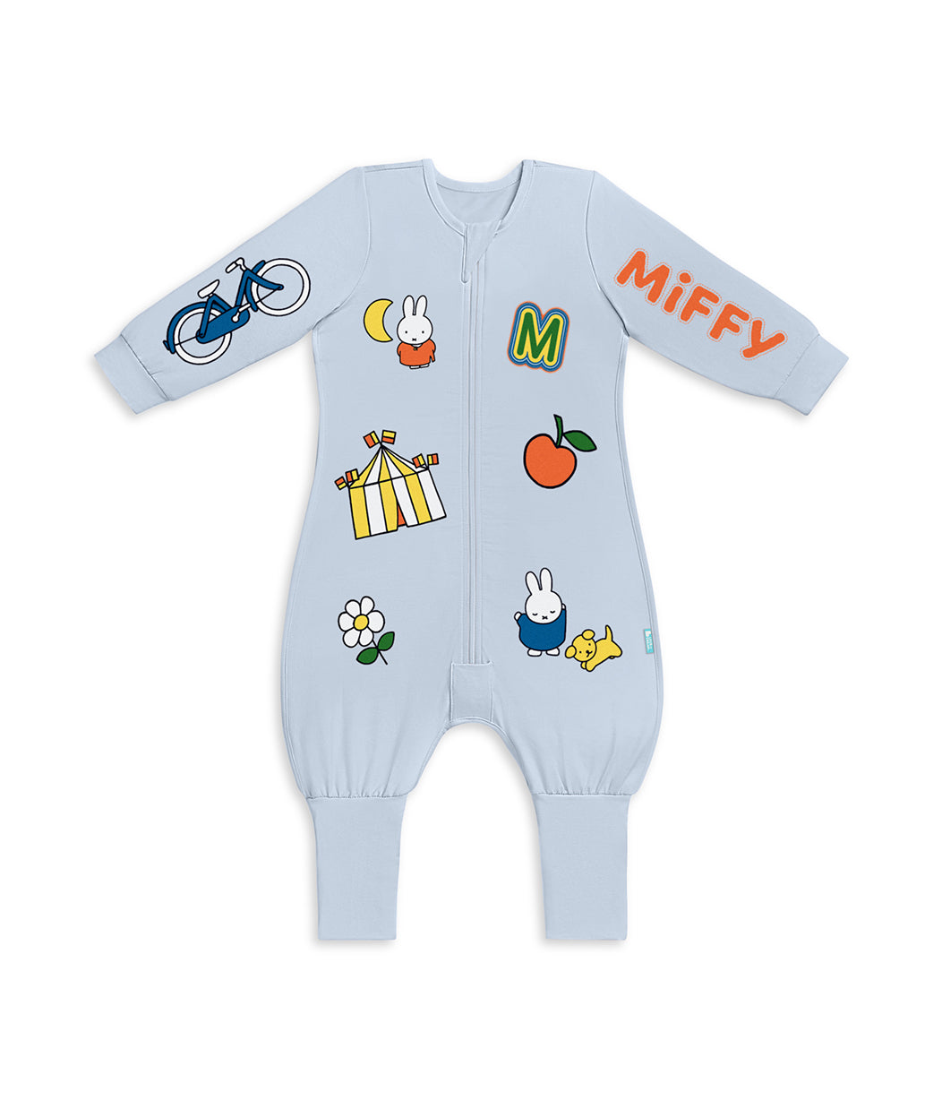 Sleep Suit Long Sleeve 1.0 TOG Cotton Blue Miffy Print