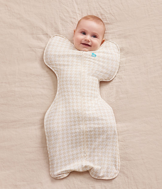Swaddle Up™ Pucksack 1.0 TOG Baumwolle Beige Hahnentritt